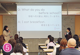 生徒やその保護者も参加する学校説明会。現場の生の声が聞けると好評