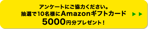 アンケートにご協力ください。抽選で10名様にAmazonギフトカード5000円分プレゼント！