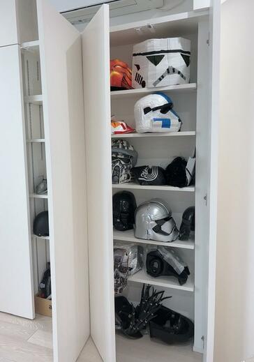 保管専用部屋だけでなく、家のなかは景寅くんの作品でいっぱい(本人提供)