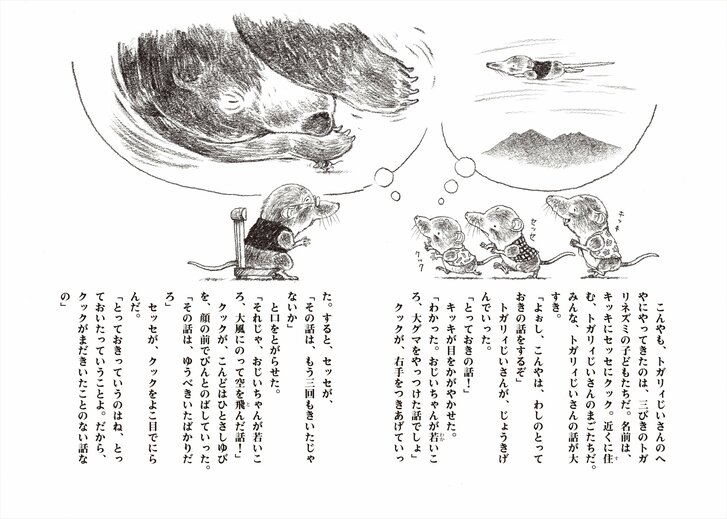 『トガリ山のぼうけん(1) 風の草原』新装版(いわむらかずお 文・絵/理論社 刊)