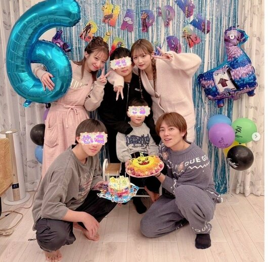 家族の誕生日は必ず祝う杉浦家 杉浦太陽さんのインスタグラム(@sugiurataiyou_official)より