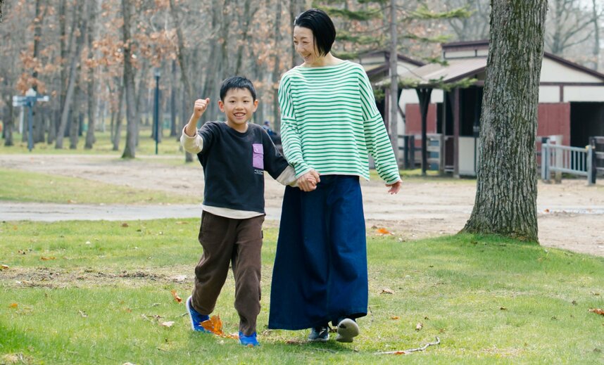 読者親子の木村木綿子さん・長嵩（ながたか）君
