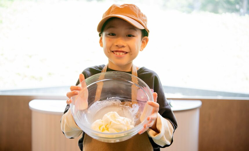 おいしいアイスクリームが完成!