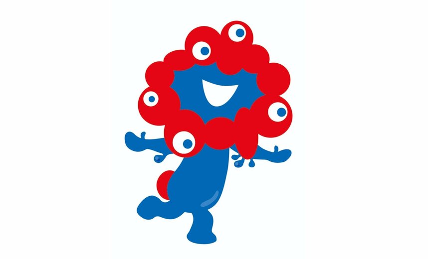 山下さんがキャラクターデザインを手がけた、大阪・関西万博 公式キャラクター ミャクミャク。(提供:2025年日本国際博覧会協会)